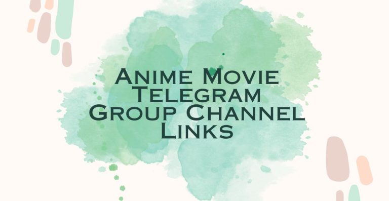 Anime Movie Telegram Group Channel Links