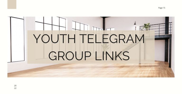 Best Youth Telegram Group Links