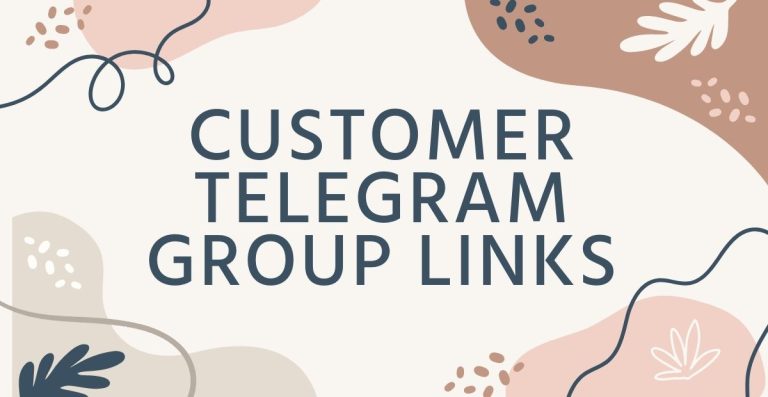 Active Customer Telegram Group Links