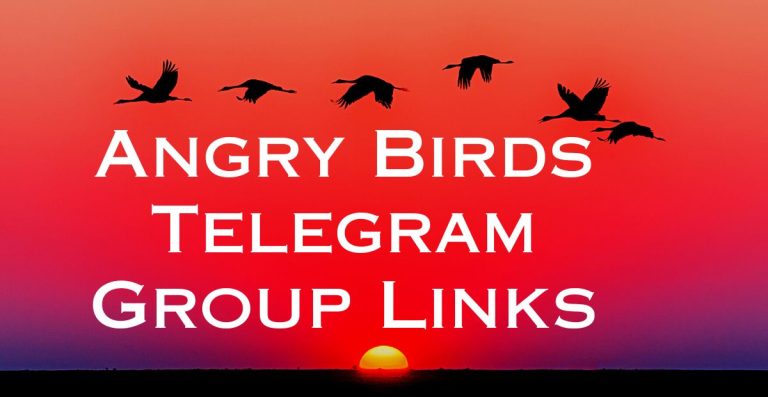Angry Birds Telegram Group Links