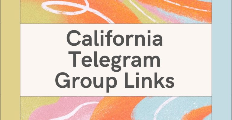 California Telegram Group Links
