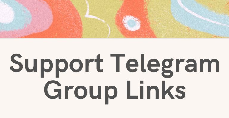 Support Telegram Group Links