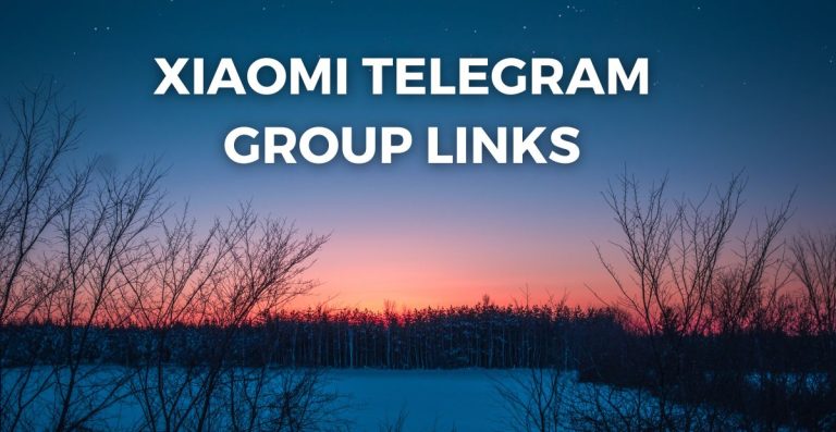 Xiaomi Telegram Group Links