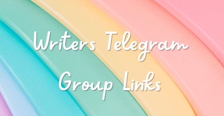 Writers Telegram Group Links