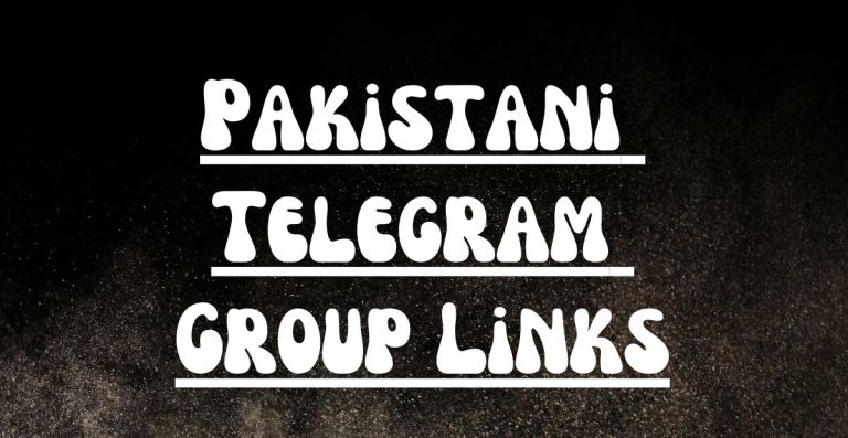 Pakistani Telegram Group Links