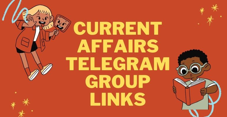 Best Current Affairs Telegram Group Links