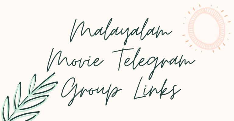 Best Malayalam Movie Telegram Group Links