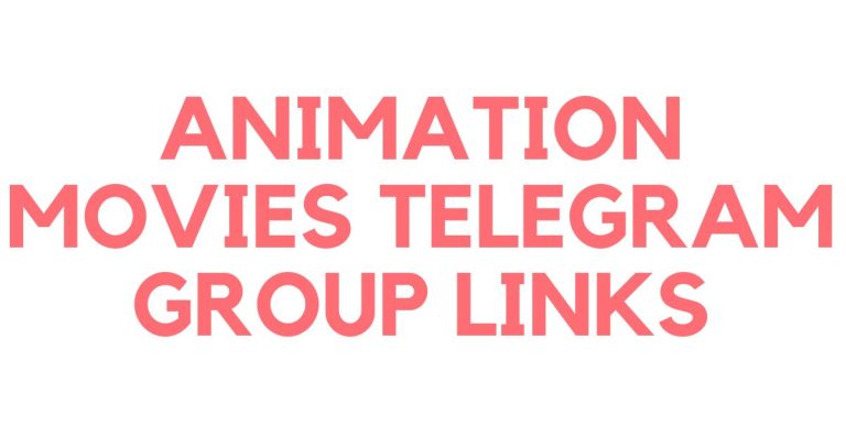 Animation Movies Telegram Group Links