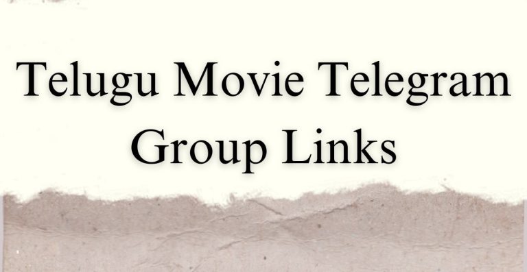 Latest Telugu Movie Telegram Group Links