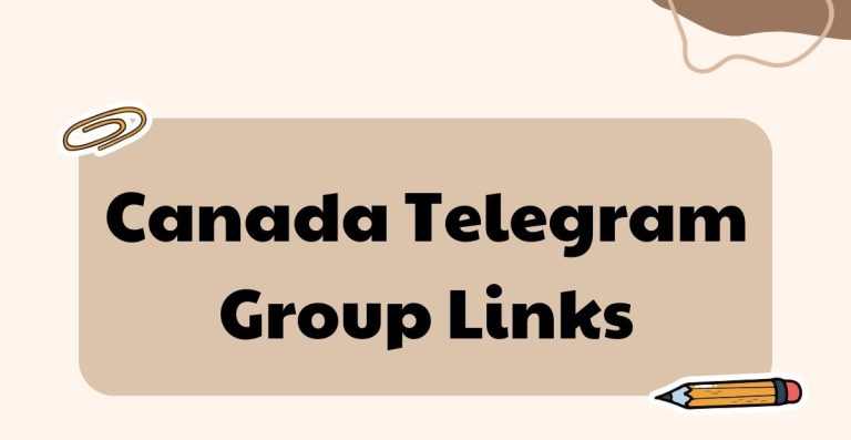 Best Canada Telegram Group Links