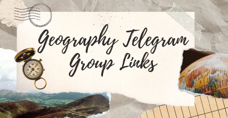 Geography Telegram Group Links
