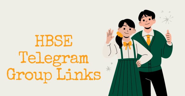 HBSE Telegram Group Links