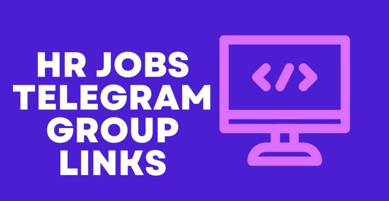 HR Jobs Telegram Group Links