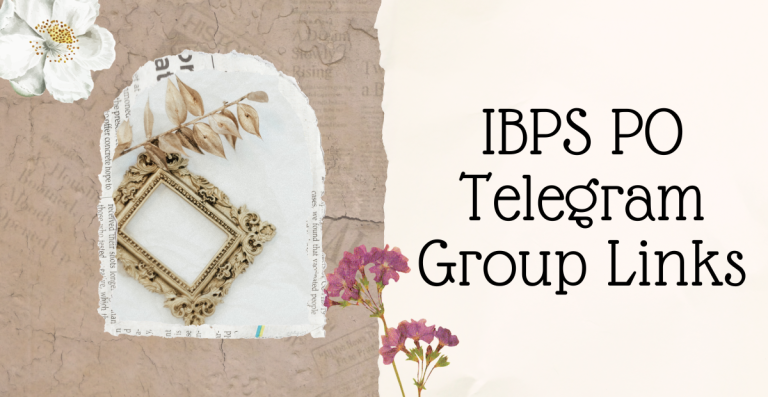 IBPS PO Telegram Group Links