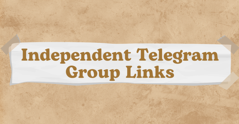 Independent Telegram Group Links