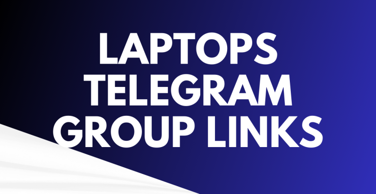Laptops Telegram Group Links