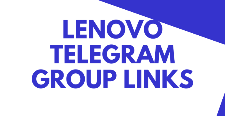 Lenovo Telegram Group Links