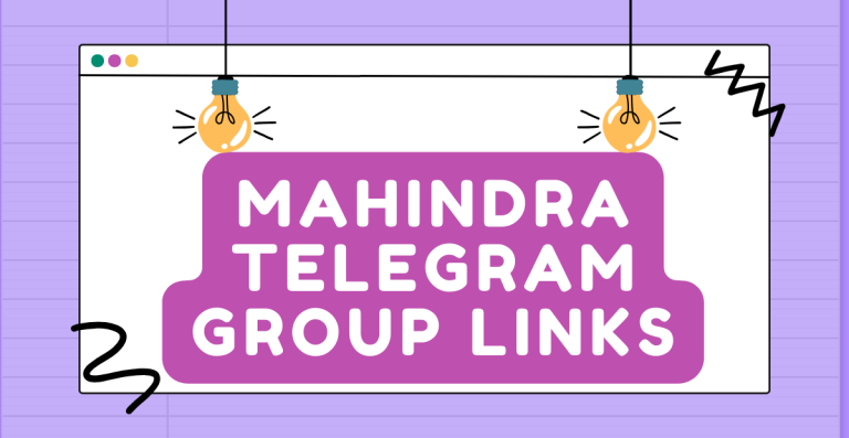 Mahindra Telegram Group Links