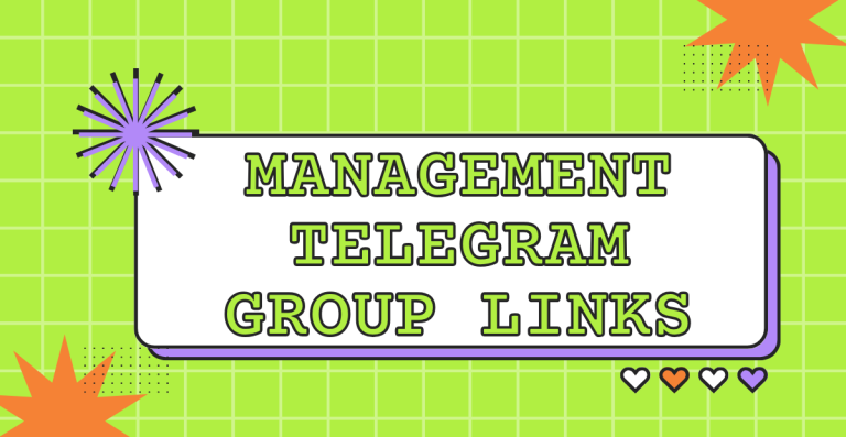 Management Telegram Group Links