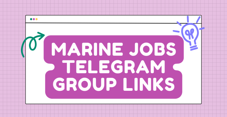 Marine Jobs Telegram Group Links