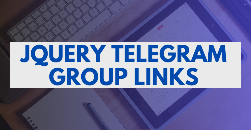 jQuery Telegram Group Links